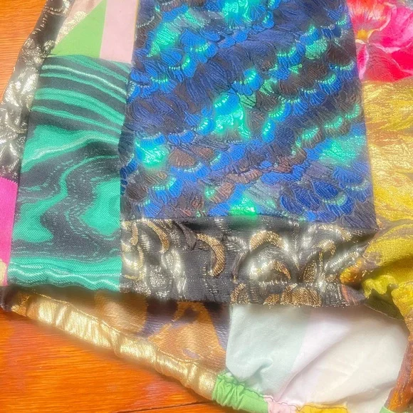 Dolce & Gabbana Patchwork Drill Brocade Bustier Top and Culotte Shorts Briefs - Picture 16 of 16